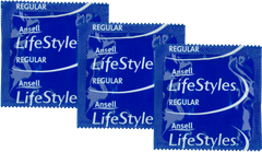 Lifestyles Regular Lubricated Condoms Bulk 144 Pack - - Condoms