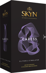 Skyn Caress 10 Function Rechargeable Clitoral Stimulator - - Clit Ticklers and Pulsators