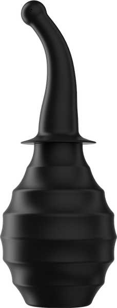 Mr Play Large Capacity Anal Douche BLKM6 Black - - Enemas and Douches