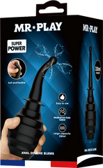 Mr Play Large Capacity Anal Douche BLKM6 Black - - Enemas and Douches