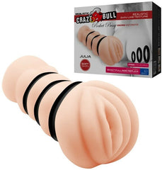 Crazy Bull Julia Pocke Pussy Realistic Male Stroker Flesh - - Masturbators and Strokers