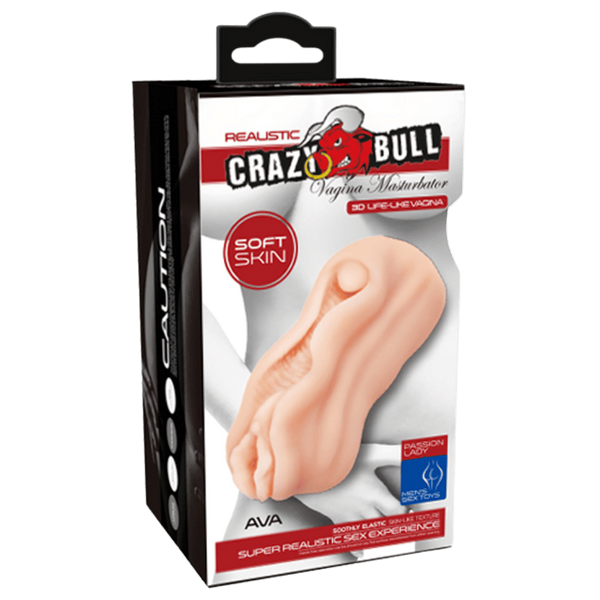 Crazy Bull Ava Vagina Realistic Mens Masturbator Flesh - - Masturbators and Strokers