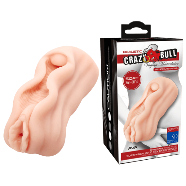 Crazy Bull Ava Vagina Realistic Mens Masturbator Flesh - - Masturbators and Strokers