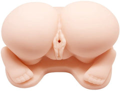 Crazy Bull All Fours Vagina & Anal Male Stimulator Flesh - - Realistic Butts And Vaginas