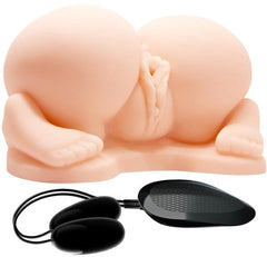 Crazy Bull All Fours Vagina & Anal Male Stimulator Flesh - - Realistic Butts And Vaginas