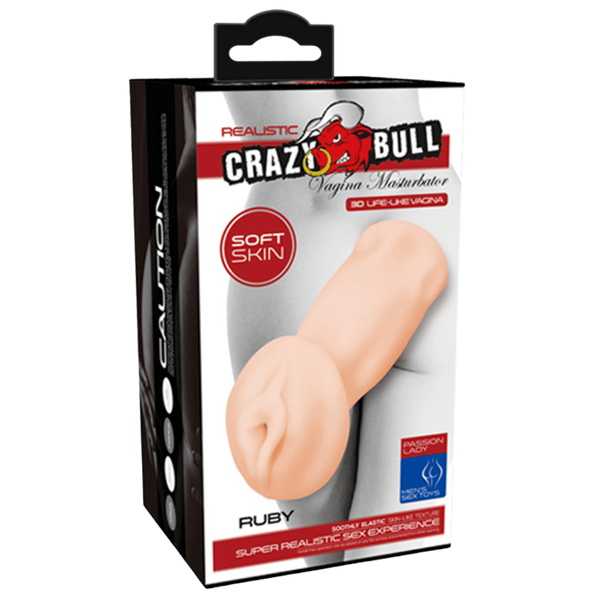 Crazy Bull Ruby Realistic Feel Vagina Masturbator Flesh - - Realistic Butts And Vaginas