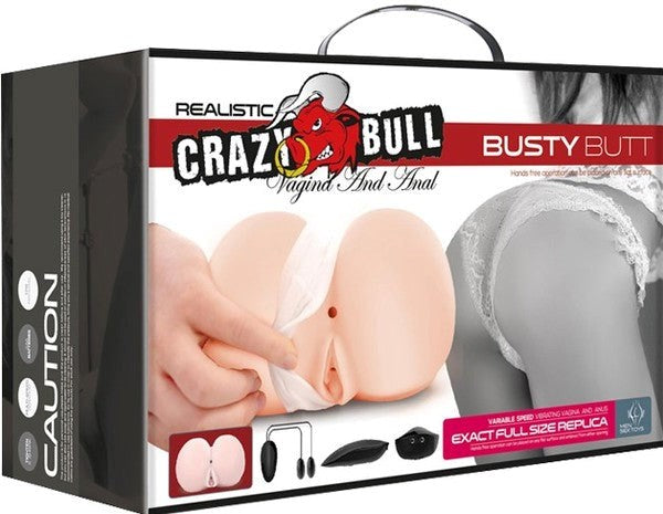 Crazy Bull Realistic Busty Butt Vagina & Anal Stimulator - - Realistic Butts And Vaginas
