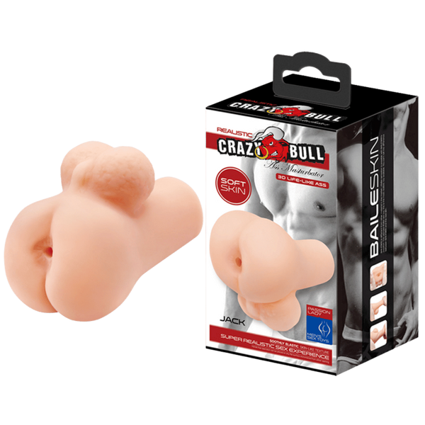 Crazy Bull Jack Realistic Ass Male Masturbator Flesh - - Realistic Butts And Vaginas