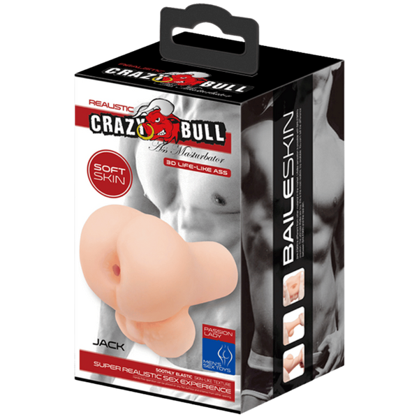 Crazy Bull Vibrating Jack Realistic Ass Masturbator Flesh - - Realistic Butts And Vaginas