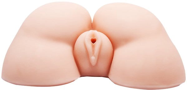 Crazy Bull Back door Vibrating Vagina & Anal Stimulator Flesh - - Realistic Butts And Vaginas