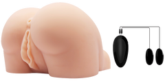 Crazy Bull Doggy Style Vibrating Vagina & Anal Stimulator Flesh - - Realistic Butts And Vaginas