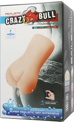 Crazy Bull Water Activated 3D Life Like Ass Male Masturbator Flesh - - Realistic Butts And Vaginas