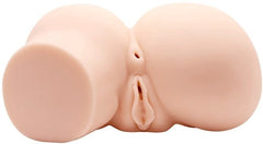 Crazy Bull Double Pleasure Realistic Vagina & Anal Stimulator Flesh - - Realistic Butts And Vaginas