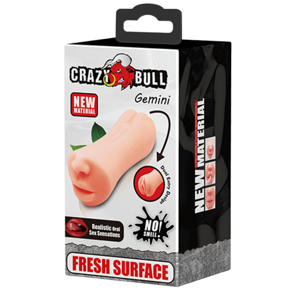 Crazy Bull Gemini Realistic Male Masturbator Flesh - - Realistic Butts And Vaginas