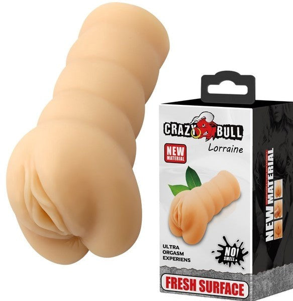 Crazy Bull Lorraine Realistic Skin Textured Mens Masturbator Flesh - - Realistic Butts And Vaginas