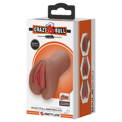Crazy Bull Eliana Realistic Pussy Masturbator Tan - - Realistic Butts And Vaginas