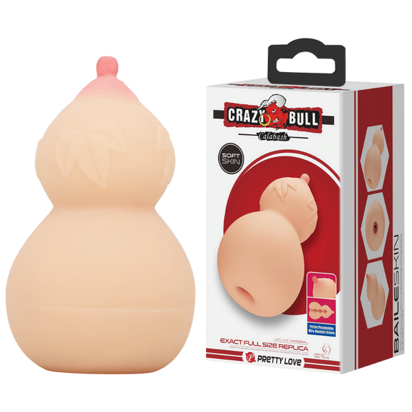 Crazy Bull Calabash Realistic Solo Mens Masturbator Flesh - - Realistic Butts And Vaginas