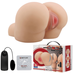 Crazy Bull Kylie Vaginal & Anus Vibrating Male Stroker Flesh - - Realistic Butts And Vaginas
