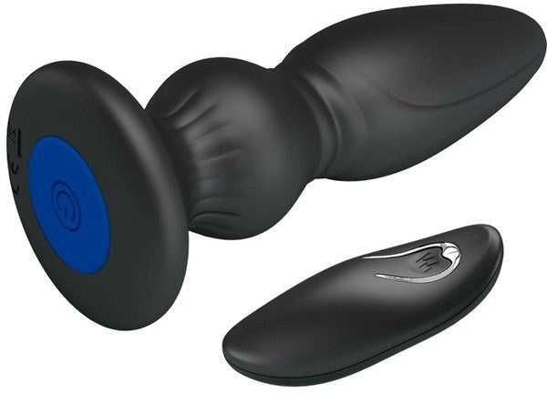Mr Play Powerful Vibrating Prostate Anal Plug Black - - Prostate Toys