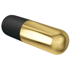 Pretty Love Rechargeable 12 Function Mini Bullet Massager Gold - - Bullet Vibrators