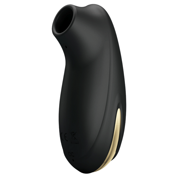 Pretty Love Otis Rechargeable Suction Based Clitoral Massager Black - - Clit Ticklers and Pulsators