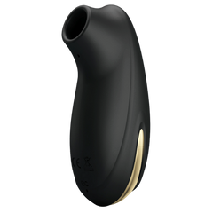 Pretty Love Otis Rechargeable Suction Based Clitoral Massager Black - - Clit Ticklers and Pulsators
