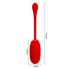 Pretty Love Kirk Super Soft Silicone Vibrating Love Egg Massager - - Love Eggs and Kegel Exercisers