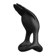 Pretty Love Silas 7 Functions Vibrating Silicone Penis Ring - - Vibrating Cock Rings