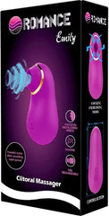 Pretty Love Rechargeable Emily Clitoris Suction Stimulator Purple - - Clit Ticklers and Pulsators