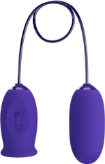 Pretty Love Daisy Youth Multi Function Vibrating Love Egg Purple - - Love Eggs and Kegel Exercisers