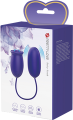 Pretty Love Daisy Youth Multi Function Vibrating Love Egg Purple - - Love Eggs and Kegel Exercisers