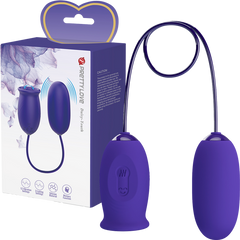 Pretty Love Daisy Youth Multi Function Vibrating Love Egg Purple - - Love Eggs and Kegel Exercisers