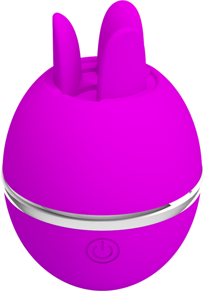 Pretty Love Gemini Ball Shape Rechargeable Clitoral Vibrator Purple - - Clit Ticklers and Pulsators
