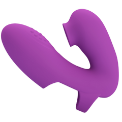 Pretty Love Athena Rechargeable Silicone Finger Vibrator Purple - - Finger and Tongue Vibrators