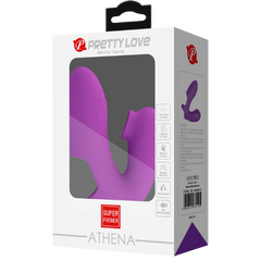 Pretty Love Athena Rechargeable Silicone Finger Vibrator Purple - - Finger and Tongue Vibrators