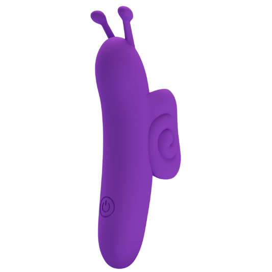 Pretty Love Snail Rechargeable 10 Function Clitoral Massager Purple - - Clit Ticklers and Pulsators