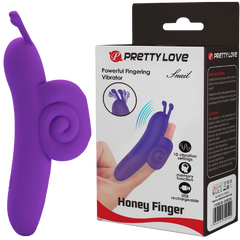 Pretty Love Snail Rechargeable 10 Function Clitoral Massager Purple - - Clit Ticklers and Pulsators