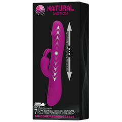 Pretty Love Natural Motion Thrusting Rabbit Vibrator Purple - - Rabbit Vibrators