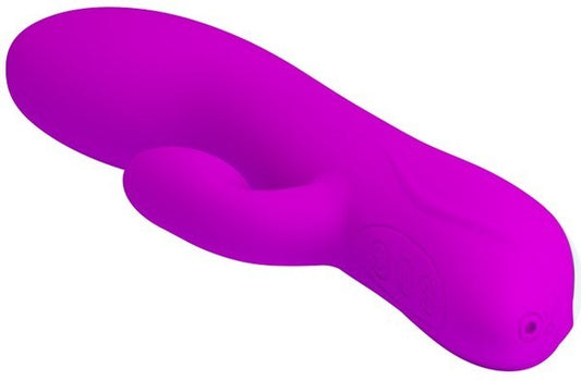 Pretty Love Flirt Rechargeable Multi Function Rabbit Vibrator Purple - - Rabbit Vibrators
