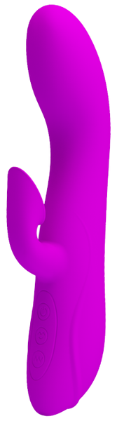 Pretty Love Flirt Rechargeable Multi Function Rabbit Vibrator Purple - - Rabbit Vibrators