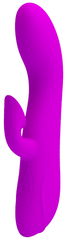 Pretty Love Flirt Rechargeable Multi Function Rabbit Vibrator Purple - - Rabbit Vibrators