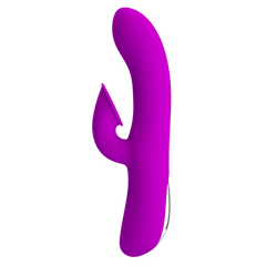Pretty Love Anthony Rechargeable Sucking & Vibrating Rabbit Massager Purple - - Rabbit Vibrators