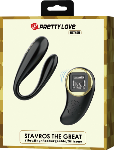 Stavros The Great Nathan Remote Control G Spot Vibrator Black - - G-Spot Vibrators