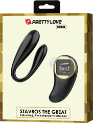 Stavros The Great Nathan Remote Control G Spot Vibrator Black - - G-Spot Vibrators