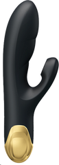 Pretty Love Naughty Play Waterproof Rechargeable Rabbit Massager Black - - Rabbit Vibrators