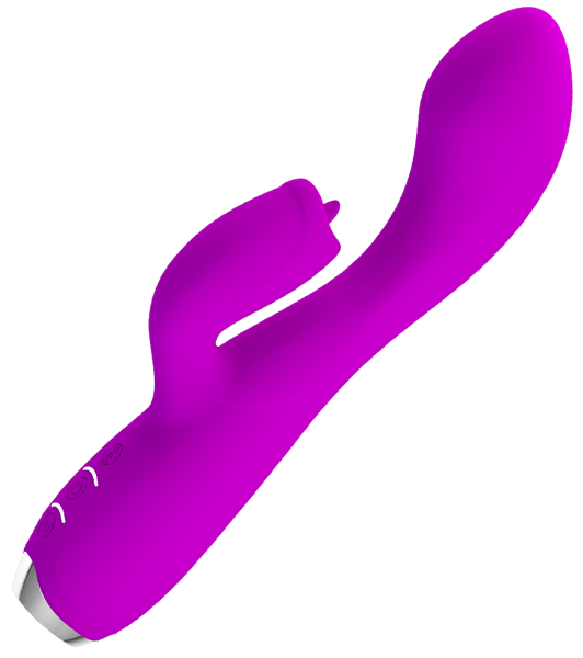 Pretty Love Rechargeable Gloria Silicone Rabbit Vibrator Purple - - Rabbit Vibrators