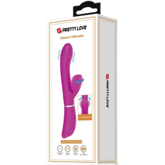Pretty Love USB Rechargeable Rabbit Style Clitoris Vibrator Purple - - Rabbit Vibrators