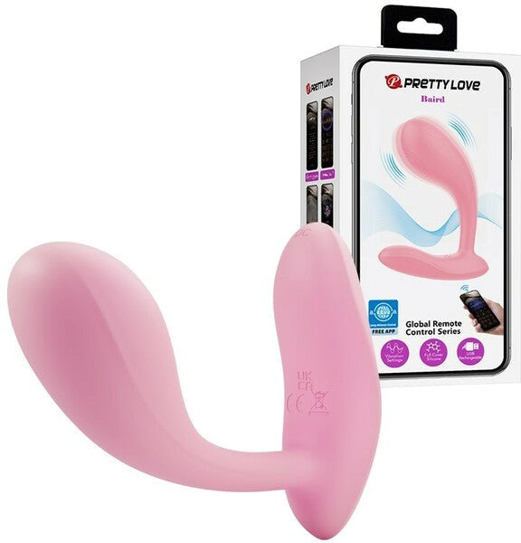 Pretty Love App Control 12 Function Rechargeable Baird Vibrator Pink - - G-Spot Vibrators