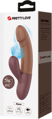 Pretty Love Kane Rechargeable Rabbit Shape G Spot Massager Brown - - Rabbit Vibrators