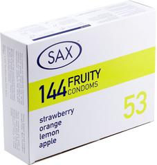Sax Fruity Condoms 144 Pack - - Condoms